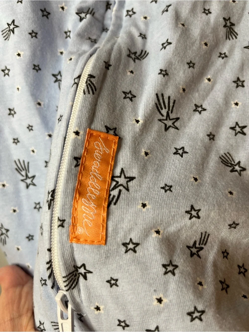 SwaddleMe Light Blue Star Print Sleep Sack